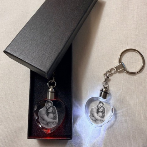 3d personalized crystal heart keychain 3d personalized crystal heart keychain